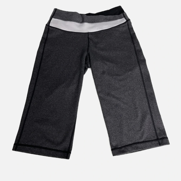 Lululemon Athletica Women’s Astro Cropped Pants Size 6 Dark Heathered Gray - Picture 2 of 10